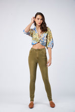 Load image into Gallery viewer, TOXIK L185-123 Khaki High Waist Jeans
