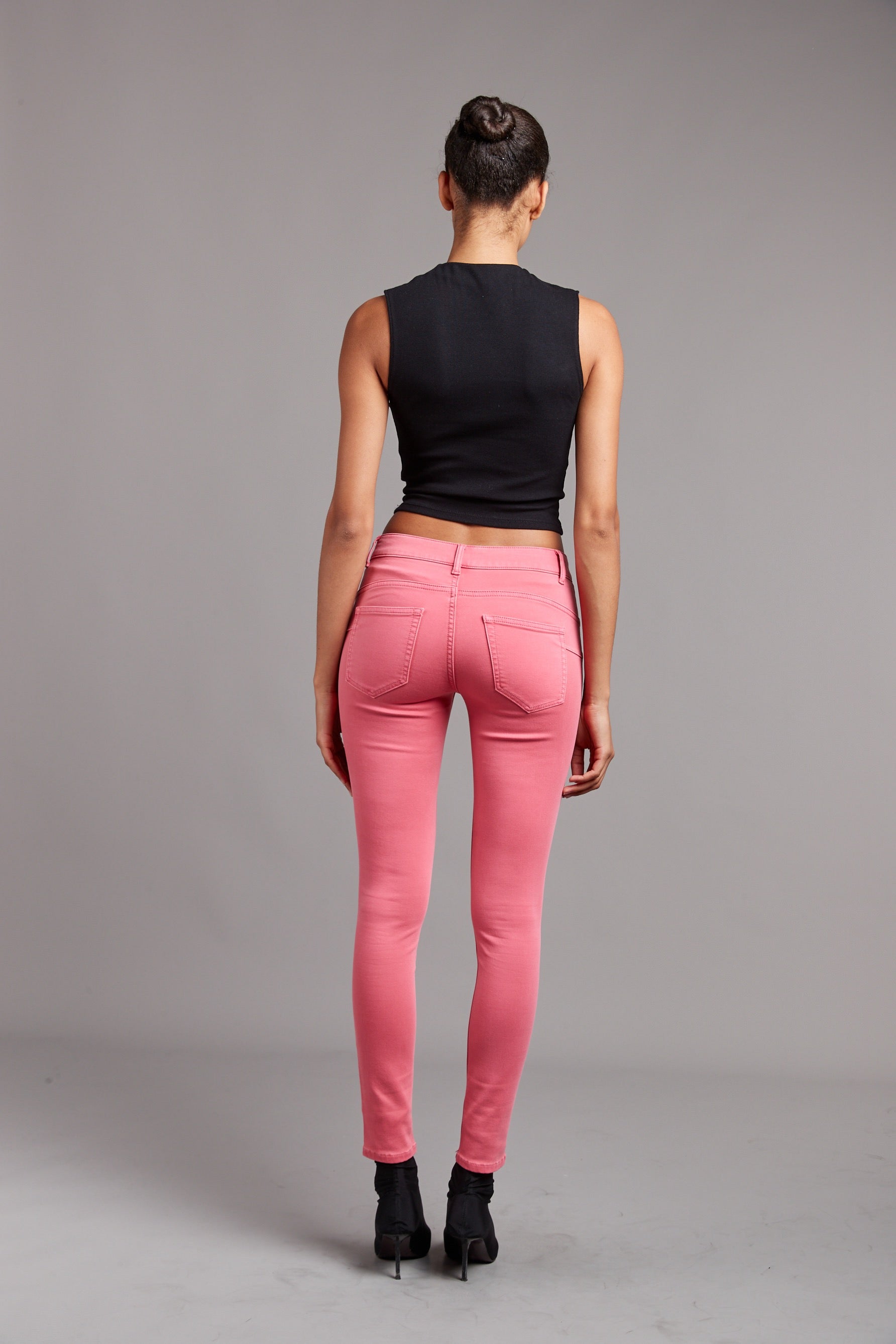 TOXIK L750 Pink High Waist Jeans