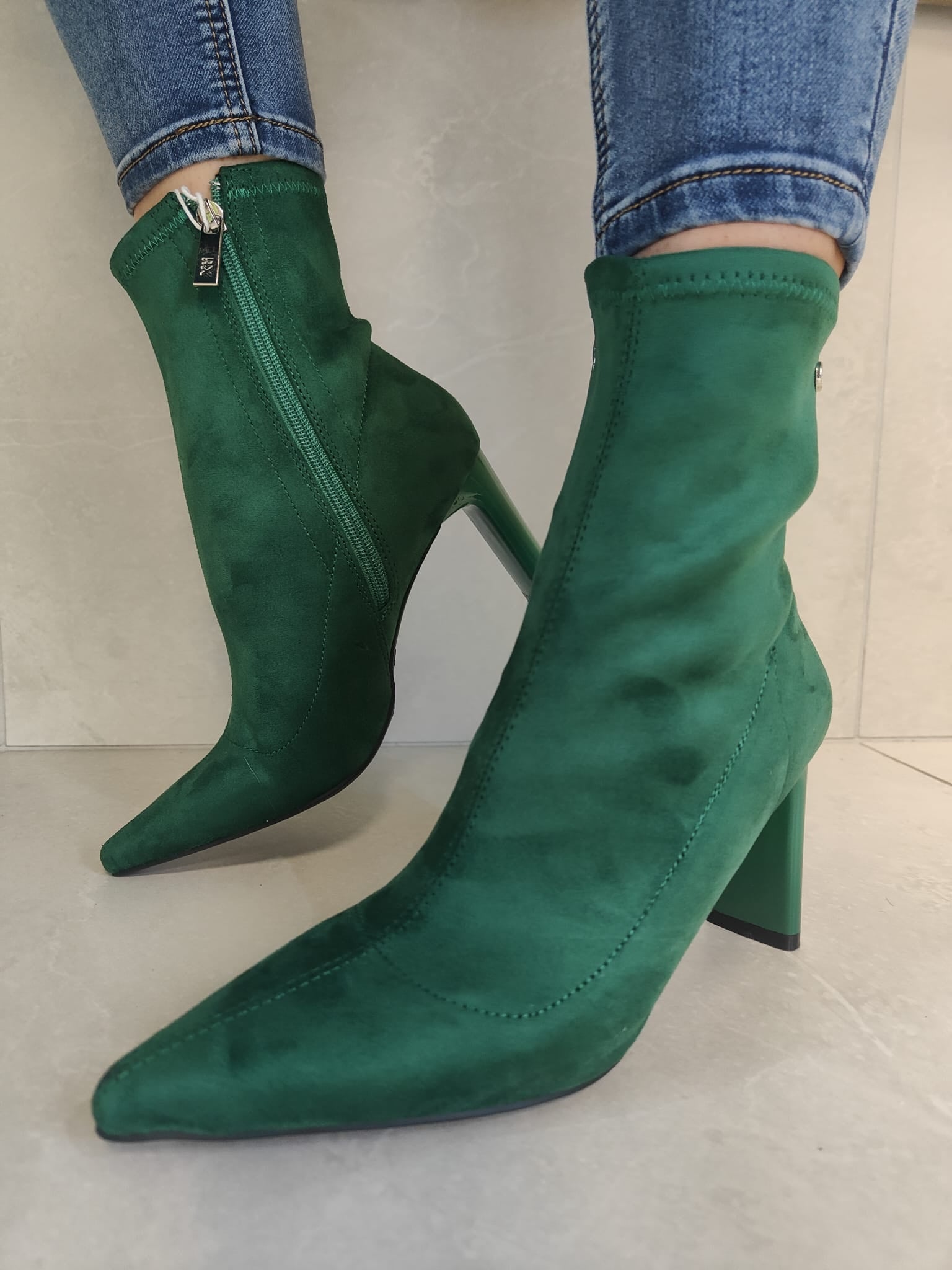 XTI Green Sock Boot 141141