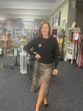 Load image into Gallery viewer, JSM Leopard Heart Knit
