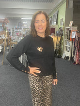 Load image into Gallery viewer, JSM Leopard Heart Knit
