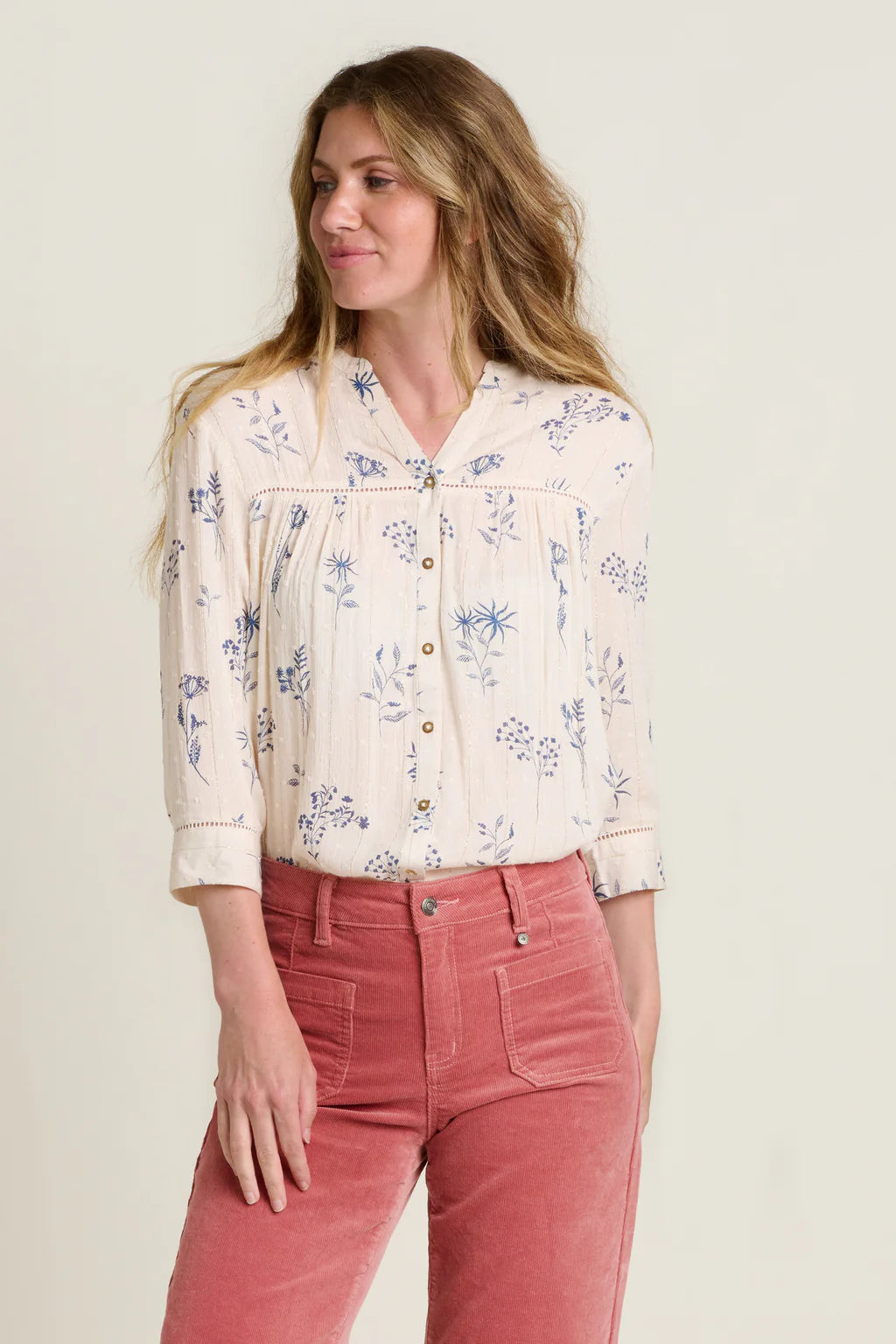 Bella Cream Blouse x Brakeburn