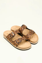 Load image into Gallery viewer, Leopard Flatform Sandals
